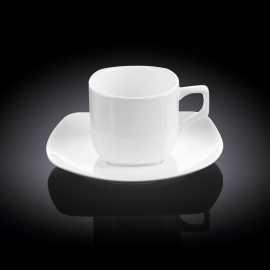 Tea cup & saucer set of 2 in colour box wl‑993003/2c Wilmax (photo 1)