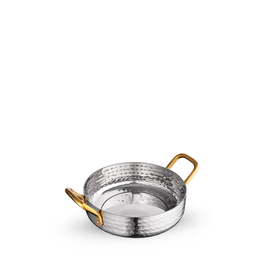 Round fry pan with 2 side gold handles wl‑554101/s Wilmax (photo 1)