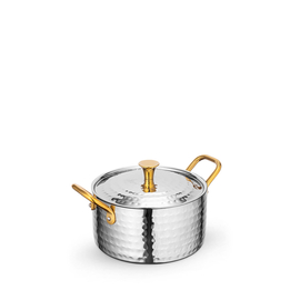 Casserole with lid & 2 side gold handles wl‑554144/s Wilmax (photo 1)