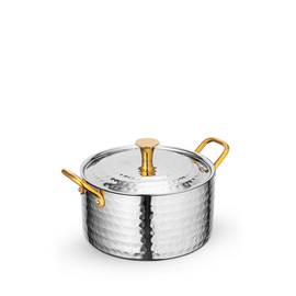 Casserole with lid & 2 side gold handles wl‑554145/s Wilmax (photo 1)