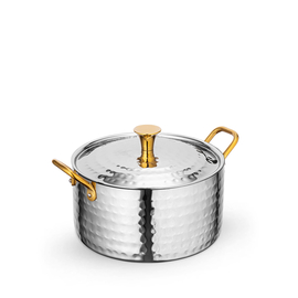 Casserole with lid & 2 side gold handles wl‑554146/s Wilmax (photo 1)