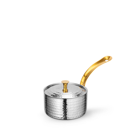 Saucepan with lid & long gold handle wl‑554147/s Wilmax (photo 1)