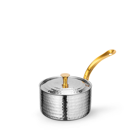 Saucepan with lid & long gold handle wl‑554148/s Wilmax (photo 1)