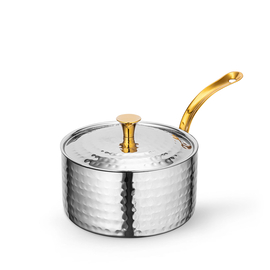 Saucepan with lid & long gold handle wl‑554150/s Wilmax (photo 1)