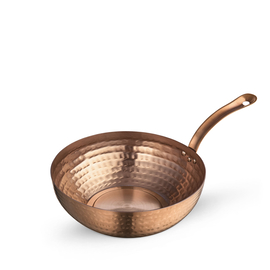 Deep round fry pan with long handle wl‑554239/s Wilmax (photo 1)