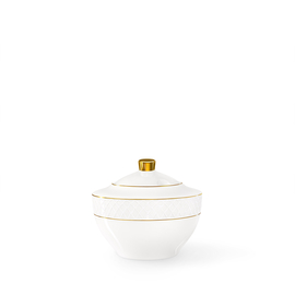 Sugar bowl with gold lines wl‑880102470/a Wilmax (photo 1)