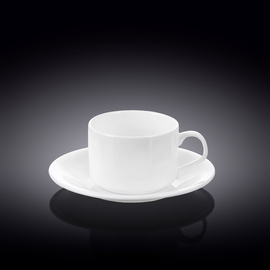 Tea cup & saucer set of 2 in colour box wl‑993006/2c Wilmax (photo 1)