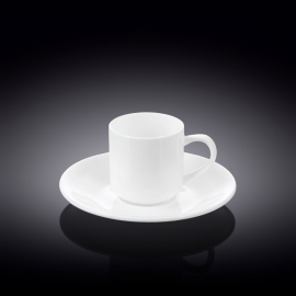 Coffee cup & saucer set of 4 in colour box wl‑993007/4c Wilmax (photo 1)