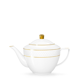Tea pot with gold lines wl‑880102452/a Wilmax (photo 1)