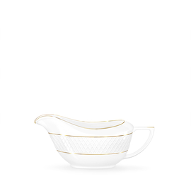Sauce boat with gold lines wl‑880102501/a Wilmax (photo 1)