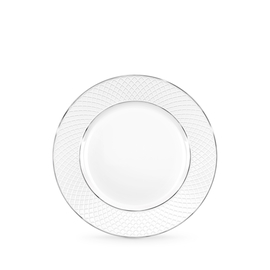 Flat rim dinner round plate with platinum lines wl‑880103104/a Wilmax (photo 1)