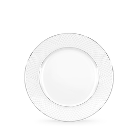 Flat rim main course round plate with platinum lines wl‑880103106/a Wilmax (photo 1)
