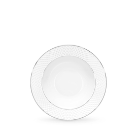 Deep rim round plate with platinum lines wl‑880103303/a Wilmax (photo 1)