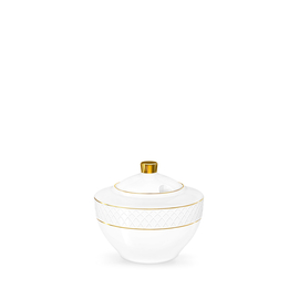 Sugar bowl with gold lines wl‑880102470/a Wilmax (photo 1)