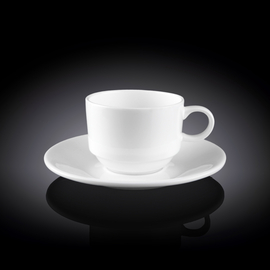 Coffee cup & saucer set of 6 in colour box wl‑993039/6c Wilmax (photo 1)