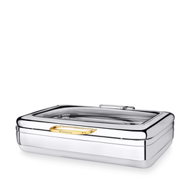 Glass lid rectangular chafer wl‑559945/a Wilmax (photo 1)