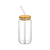 Glass can with lid & straw wl‑888610/a Wilmax (photo 1)