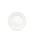 Flat rim dessert round plate with gold lines wl-880102102/a Wilmax (photo 1)