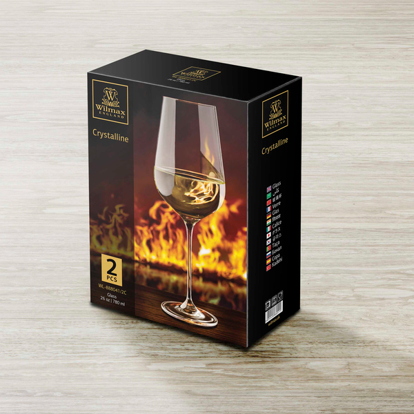 Wine glass set of 2 in colour box wl‑888041/2c Wilmax (photo 3)