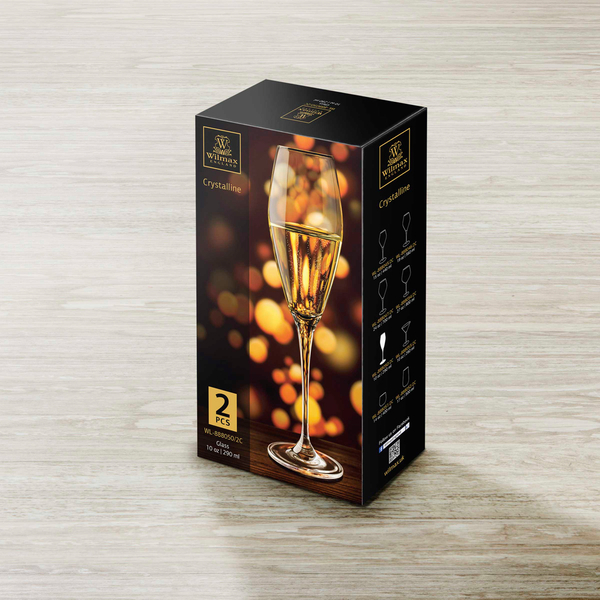 Champagne flute set of 2 in colour box wl‑888050/2c Wilmax (photo 2)