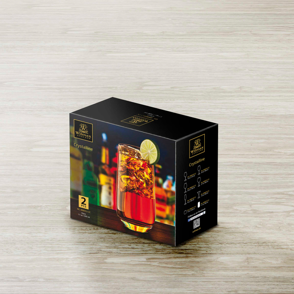 Longdrink glass set of 2 in colour box wl‑888052/2c Wilmax (photo 2)