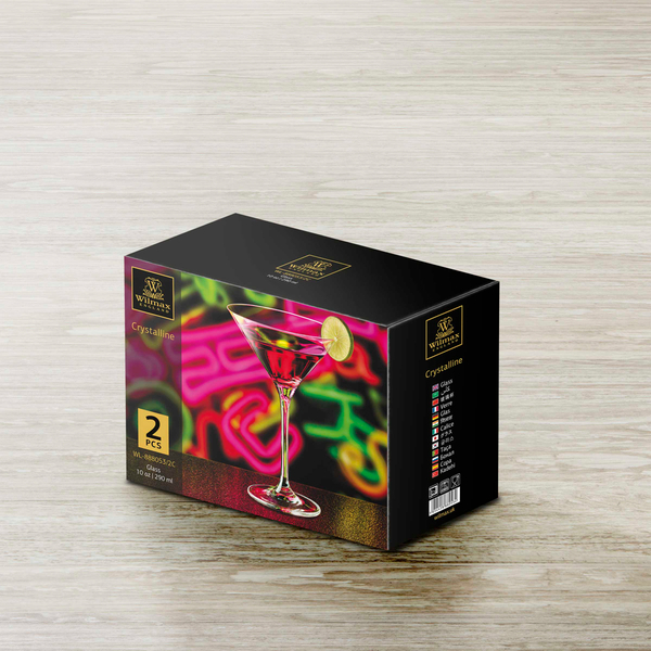 Martini glass set of 2 in colour box wl‑888053/2c Wilmax (photo 3)