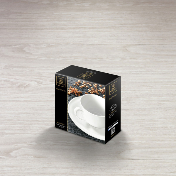 Coffee cup & saucer in colour box wl‑993002/1c Wilmax (photo 2)