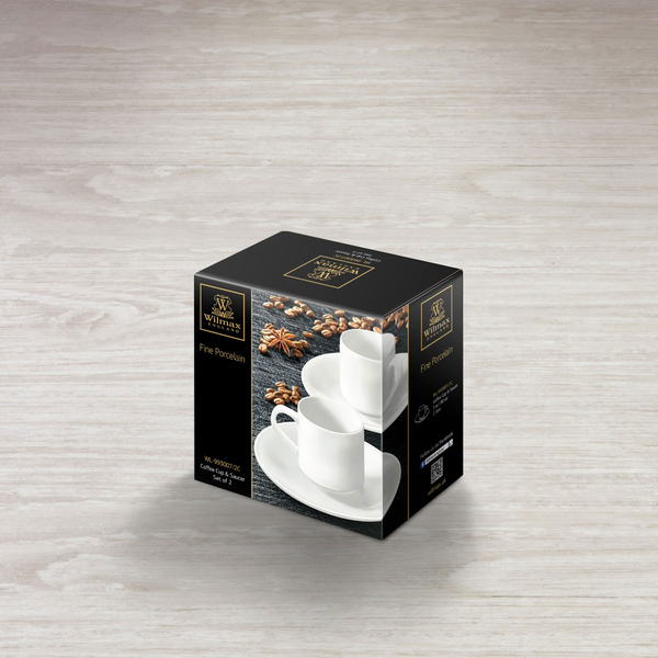 Coffee cup & saucer in colour box wl‑993007/1c Wilmax (photo 2)