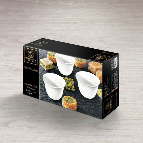Arabic style coffee cup set of 12 in colour box wl‑993062/12c Wilmax (photo 2)