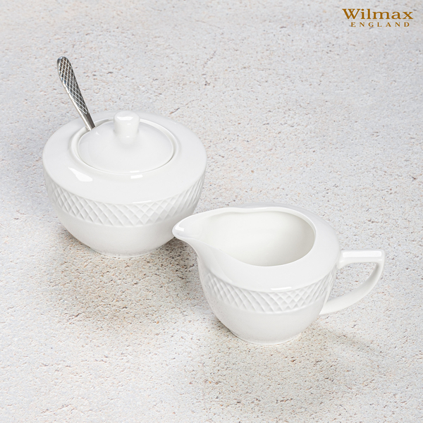 Sugar bowl & creamer set wl‑880112‑jv/2c Wilmax (photo 5)