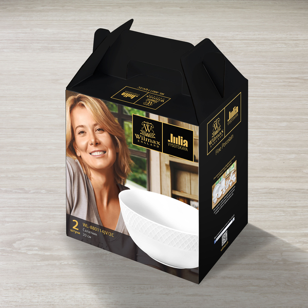 Bowl set of 2 in colour box wl‑880114‑jv/2c Wilmax (photo 2)
