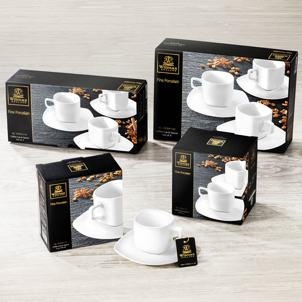 Coffee cup & saucer in colour box wl‑993041/1c Wilmax (photo 2)