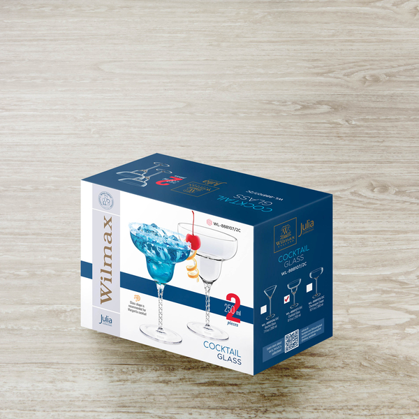 Margarita glass set of 2 in colour box wl‑888107/2с Wilmax (photo 2)