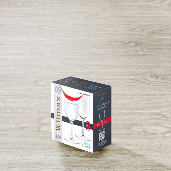 Vodka/liquer glass set of 2 in colour box wl‑888111/2с Wilmax (photo 2)