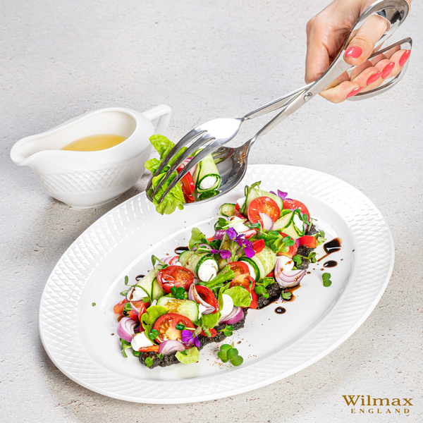 Serving tongs white box packing wl‑999128/a Wilmax (photo 3)