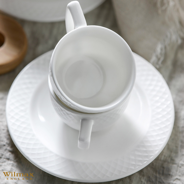 Tea cup & saucer set of 6 in colour box wl‑880105‑jv/6c Wilmax (photo 5)