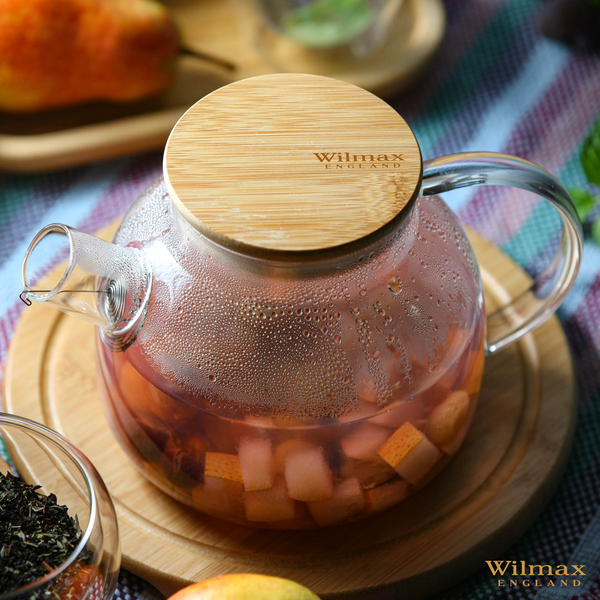 Tea pot with bamboo lid wl‑888810/a Wilmax (photo 4)