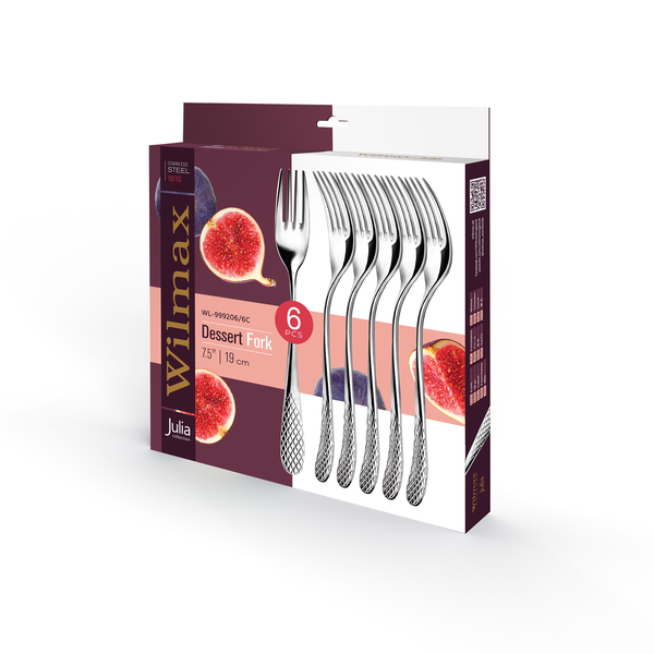 Dessert fork set of 6 in colour box wl‑999206/6c Wilmax (photo 2)