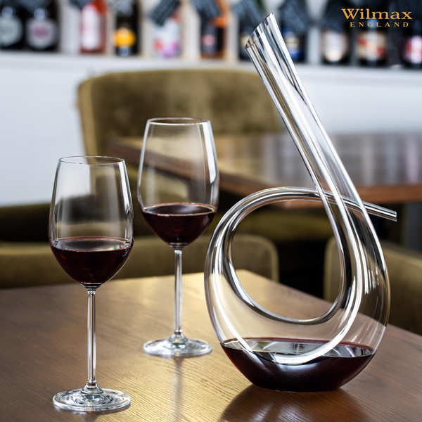 Wilmax WL-888105/2C Set Di 2 Bicchieri Da Champagne Julia – 300 Ml, Fatti A Mano, Senza Piombo, Confezione Regalo