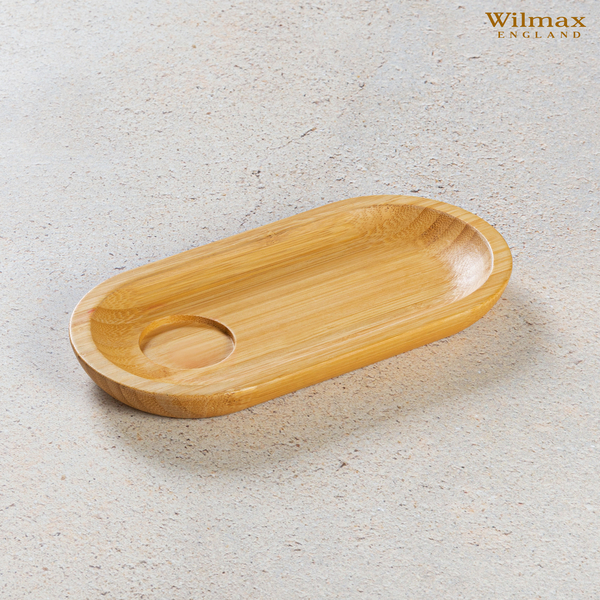 Capsule shape saucer oval wl‑771121/a Wilmax (photo 2)