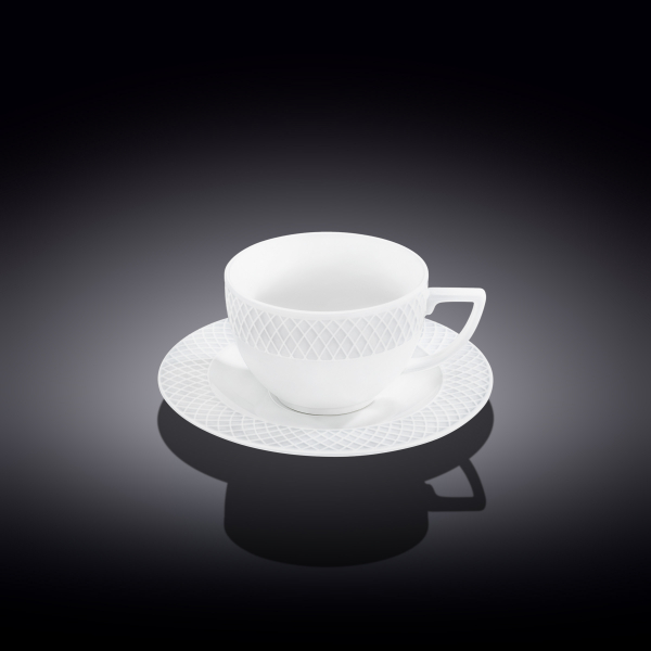 Tea cup & saucer set of 6 in gift box wl‑880105‑jv/6c Wilmax (photo 1)
