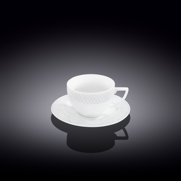 Coffee cup & saucer set of 6 in colour box wl‑880107‑jv/6c Wilmax (photo 1)
