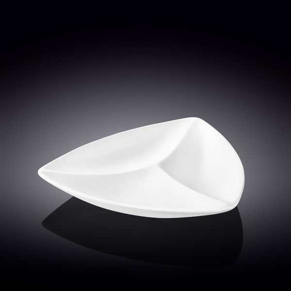 Divided triangular dish wl‑992585/a Wilmax (photo 1)