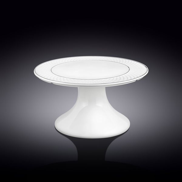 Cake stand with platinum lines wl‑880103702/a Wilmax (photo 1)