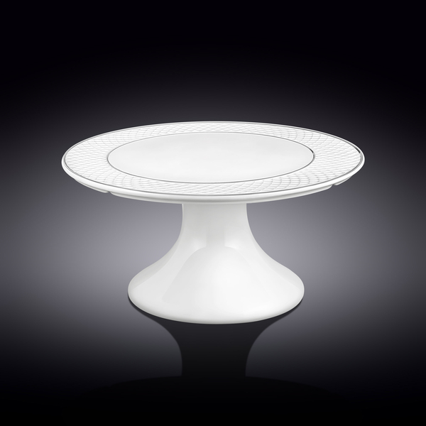 Cake stand with platinum lines wl‑880103703/a Wilmax (photo 1)