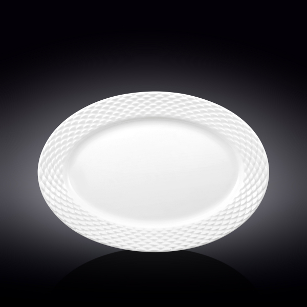 Flat rim oval platter wl‑880201117/a Wilmax (photo 1)