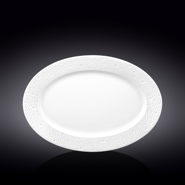 Flat rim oval platter wl‑880401117/a Wilmax (photo 1)