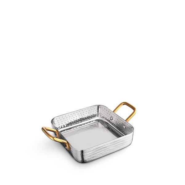Square fry pan with 2 side gold handles wl‑554108/s Wilmax (photo 1)
