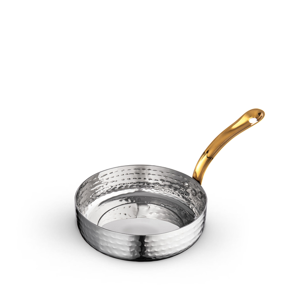 Round fry pan with long gold handle wl‑554116/s Wilmax (photo 1)