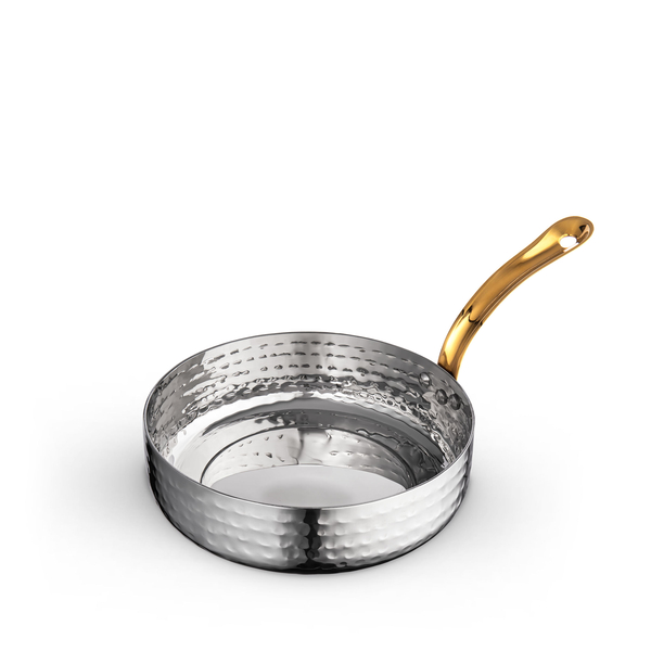 Round fry pan with long gold handle wl‑554117/s Wilmax (photo 1)